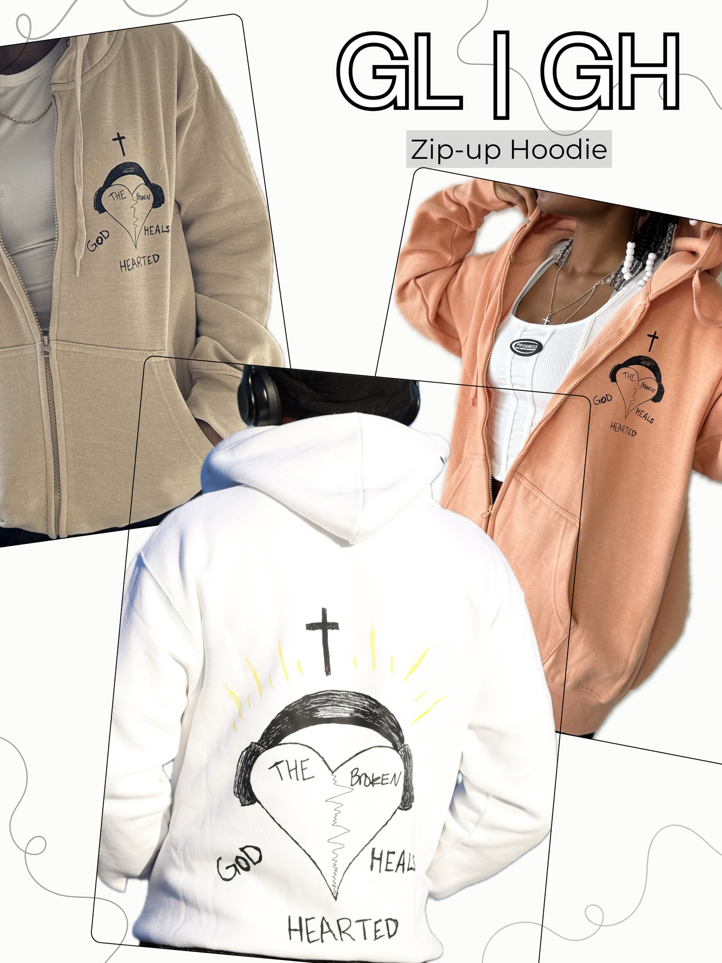 The GL|GH Zip-up hoodie